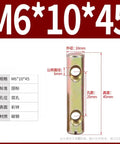 Barrel Nut Dowel Cross Dual Hole Nuts Pack Of 5 For Wood Assembly In Multiple Sizes Tough As Nails Carbon Steel M6*10*45