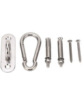 Heavy Duty Stainless Steel Ceiling Hooks Set For Swing Suspension And Hammock Chairs U Type Fixing Hooks 304 Stainless Steel Hardware Kit
