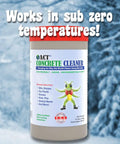 Give That Greasy Oil Mess The Boot With This Garden Safe Concrete And Masonry Degreaser Rapid Biodegradable Action Ten Pound Pack in sub-zero temperatures.