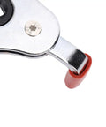 Close-up of Smoke Detector Removal Tool And Fire Alarm Battery Changer Claw Gripper Head with 3/8 socket interface.