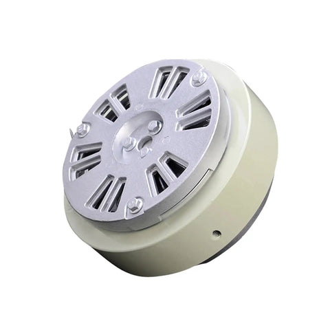 Heavy Duty Single Shaft Magnetic Powder Brake Clutch For Printing Machines, 20 Kg Load, 200 Nm Torque, angled view
