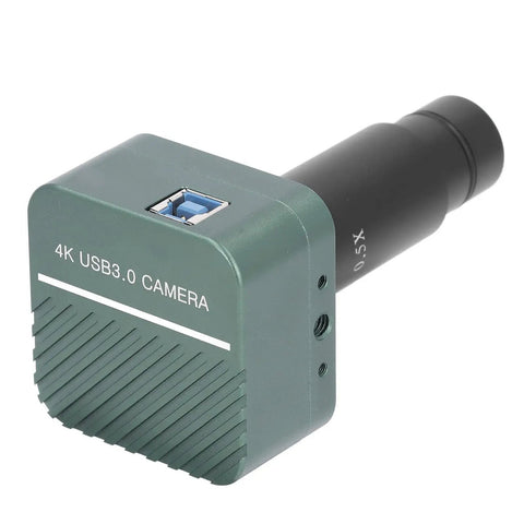 Killer 4K 8MP USB3 Digital Eyepiece For Microscopes And Telescopes With PointFiveX Lens Adapter Plug And Play USB Camera For Live 4K Video High Definition Imaging UVC Compatible Easy Connection To Computer Or Monitor, green aluminum body