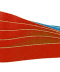 Tough As Nails Ceramic Grinding Belts For Steel Pipe And Curved Surfaces 1.5 By 30.7 Inch set of five red sanding belts.