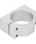 Precision 65Mm Spindle Clamp Motor Bracket For Cnc Router Machinery Aluminum Alloy Mounting Holder Assembly, silver finish.