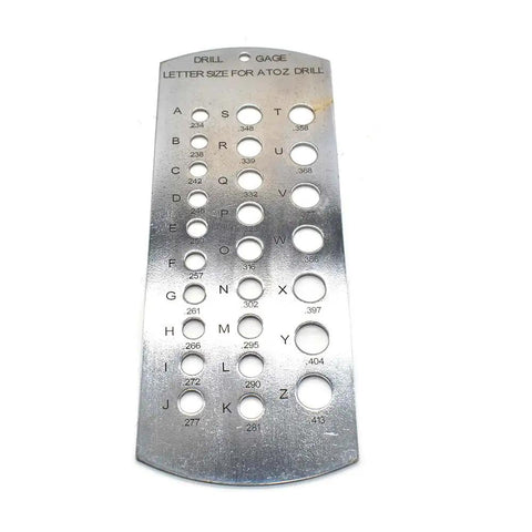 Three Piece Drill Gauge Set With A To Z Sizes And 1 To 60 And 1/16 To 1/2 By 64ths Satin Chrome Steel Clear Markings And Precision Stamped Gauge Holes For Quick And Accurate Drill And Rod Size Checks