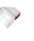 Six Pieces One Quarter Inch By Two Inch Aluminum 6061 Flat Bar Four Inch Long T6 Machining Stock, close-up view