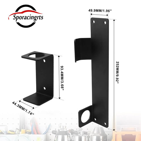 Wall Mount Floor Jack Stand Rack Organizer, A Garage Essential For Car Hydraulic Trolley Jacks, Heavy Duty Steel Holder Brackets