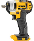 Compact Three Eighths Inch Cordless Impact Wrench With Hog Ring Anvil, LED Lights, 20V Max, Lightweight 3.4 Lbs, Tool Only