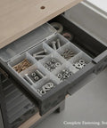 Shop Ready 304 Stainless Steel Hex Bolt Nut Washer Kit With SAE And Metric Fasteners organized in drawer for DIY use