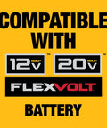 All In One Battery Charger For 12V Max, 20V Max, And FlexVolt 20V 60V Max Packs compatibility logos