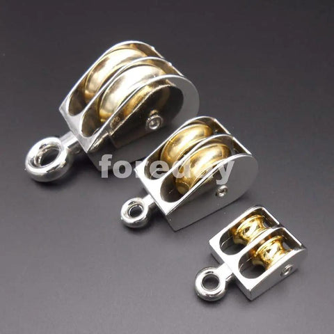 Premium 75Mm Zinc Alloy Window Roller Pulley Featuring Rock Solid Build And Butter Smooth Glide Versatile Fixed Lifting Hoist Wheel.