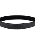 Inner Belt With Loop Liner For Duty Wear Reversible Leather Under Belt Buckleless 1.5 Inch Wide Basket Weave Style, black