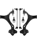 Front Lower Control Arm With Ball Joints For Driver And Passenger Sides, Heavy Duty OE Replacement, Direct Fit Suspension Upgrade, Compatible With OE Numbers Like 51360T2AA02 And 51360T2AA03, 6-piece kit