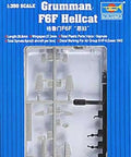 1/350 F6F Hellcat Aircraft Model Kit For USS Essex Six Box Set Ready To Build Plastic Kit Glue Not Included Paint Not Included Ages 14 And Up Includes Clear Parts For Easy Assembly, Authentic WWII Markings, And Display Ready Cockpit Detail packaging