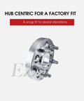 Hub Centric Wheel Adapters Spacers 5x135 For Ford F150 1997 2004 2 Inch Thick 14x2 Studs CNC Machined 6061 T6 Billet