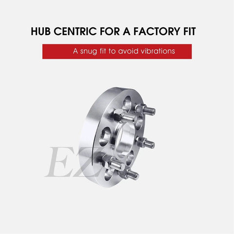 Hub Centric Wheel Adapters Spacers 5x135 For Ford F150 1997 2004 2 Inch Thick 14x2 Studs CNC Machined 6061 T6 Billet