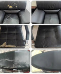 Comparison of worn and repaired chairs using Self Adhesive Leather Repair Tape 54 By 20 Inch for furniture restoration.
