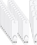 Damage Free Picture Hangers 100 Pack Adhesive Strips No Nails Hooks For Home Kitchen Bathroom Door Closet White Holds Up To 4 Lbs Each