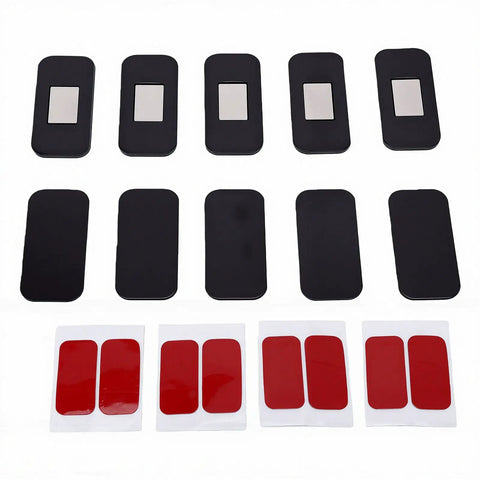 Ultra Thin Magnetic Cabinet Door Catch Set 20 Pcs Adhesive Backing stainless steel magnets with adhesive pads