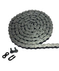 Heavy Duty 35 Roller Chain With Five Feet Length And One Connecting Link Three Eighths Inch Pitch Black Finish For Go Karts And Power Equipment
