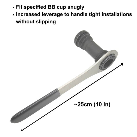 Dope 16 Notch Bottom Bracket Tool For 48.5mm 49mm And 49.3mm OD Threaded BBs Fits FSA MegaEvo PF30 T47 Designs, side view