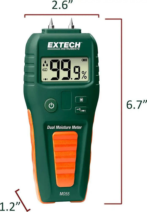 Pinless Moisture Meter For Wood And Building Materials For DIYers With Visual Moisture Icons and Audible Alerts Noninvasive Readings