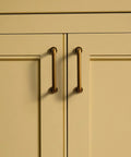 Antique Brass Cabinet Pulls 3 Inch Center to Center Bar Handles For Kitchen Cupboard Bathroom Dresser Drawer Hardware Set Of 2 Vintage Style Durable Metal Construction Easy To Install