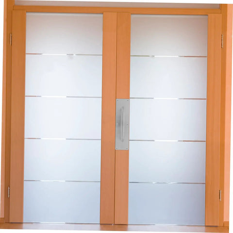 Shop Grade Stainless Steel Door Pull Handle And Push Plate Built Like A Tank For Commercial Interiors With Anti Corrosion Finish And Effortless Everyday Operation