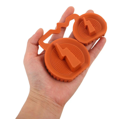 Heavy Duty Universal EV Charging Port Cover Silicone Cap Waterproof Dustproof Protective Plug With Slick Design in hand