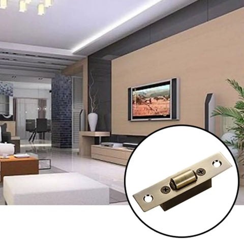 Adjustable Stainless Steel Cabinet Door Latch And Ball Catch Durable Rustproof Pocket Door Hardware in modern living room