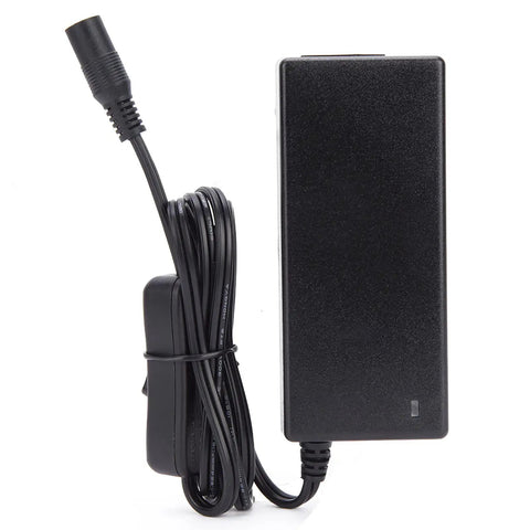Garosa 6 In 1 Mini Motorized Lathe Machine power adapter with black casing and cord for multifunctional woodworking.