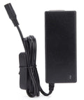 Power supply for 6 In 1 Mini Motorized Lathe For Diy Woodworking At Home Or School, with black casing and attached cable.