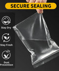 Clear Mini Baggies Pack Of 200 Resealable Plastic Bags For Jewelry Beads Crafts And Small Parts, 2 mil zipper lock bag display