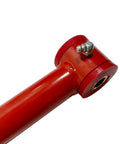 Adjustable Panhard Bar Track Rod For 2005 2014 Ford Mustang 2 Door Red High Strength Carbon Steel With Poly Bushing And Thermofuse For Maintenance Free Track Arm Upgrade, red steel end