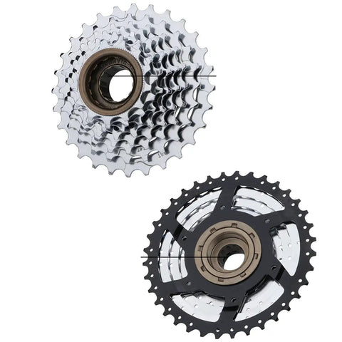 6-9 Speed Bicycle Cassette 13-32T With Rust Proof Triple Nickel Plating For MTB And Road Bikes Built To Ride, Precision Threads For Stable Fit And Smooth Shifting In Wet Or Muddy Conditions