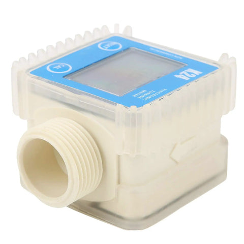 One Inch Gasoline Fuel Flow Meter With LCD Display Pro Grade Anti Drip Easy To Use Flow Meter For Pumps At Gas Stations And Factories