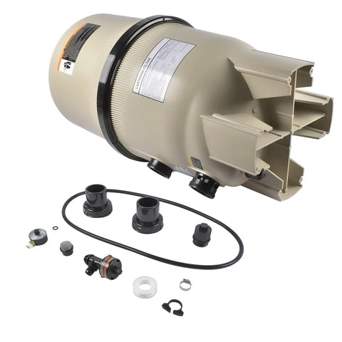 EC-160301 Replacement Cartridge Assembly For Clean And Clear Plus 420 Sq Ft pool filter with parts and connectors