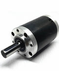 Kickass 42mm Planetary Reducer Gearbox With Low Noise Dc Worm Motor Upgrade High Transmission Efficiency Smooth Ride For Diy Projects Rc Cars And Hobby Mods, showing side view with mounting holes.