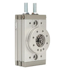 Heavy Duty Pneumatic Air Cylinder With 190 Degree Adjustable Rotating Arm Aluminum Alloy Body For Light Industry High Hardness Corrosion Resistant
