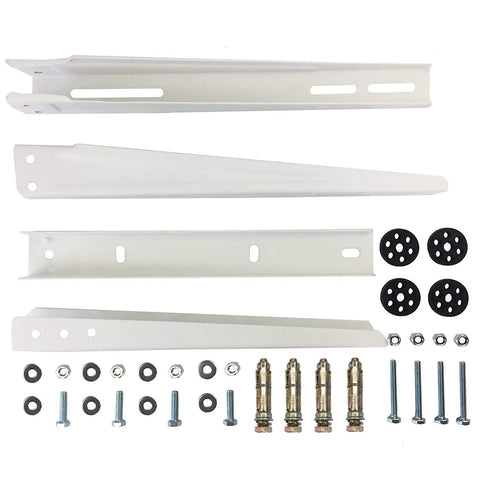 Beefy Mini Split Bracket For Ductless Air Conditioner Wall Mount Supports 7000 To 15000 BTU Galvanized Steel components