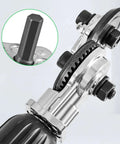 High-Power Drill Nibbler For Sheet Metal Cutting, titanium nibbler head close-up showing drill attachment feature