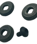 Flange Blade Bolt Kit Black Replacement Parts Metal For Tough As Nails Blade Attachment, Heavy Duty Fasteners To Secure Flanges, Model 14-46-2075, Compatible With Broad Range Of Flange And Blade Setups, black metal bolts and washers
