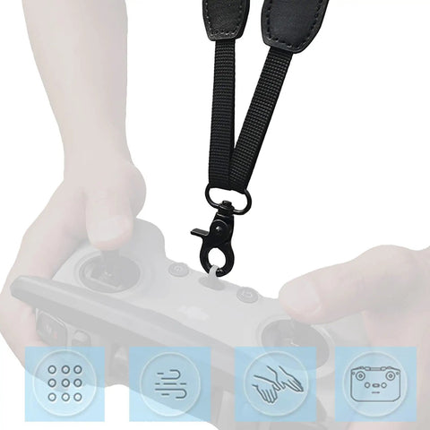 Adjustable Lanyard Neck Strap For DJI FPV Drone Remote Controller Hands Free Carry Hanging Neck Strap Compatible With Avata Air 2S
