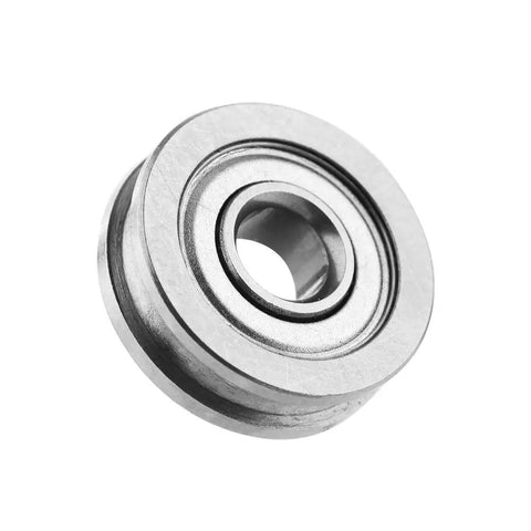 Rock Solid Hella Durable U Pulley Rail Ball Bearing Set For 3D Printer Extruder Metal U604ZZ shiny steel bearing with central hole