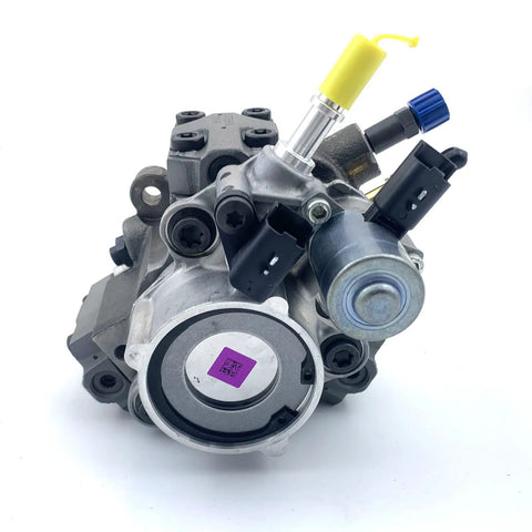 Top Shelf Heavy Duty Common Rail Diesel Fuel Injection Pump Straight Up Fits Ford Ranger Px And Mazda BT 50 3.2L shown in detail.