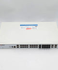 Next Generation Firewall Providing Rock Solid Enterprise Network Security And Top Notch Secure Gateway Protection Via 10GbE Fiber Ports For Heavy Duty Wired Business Networks, white chassis with multiple ports.