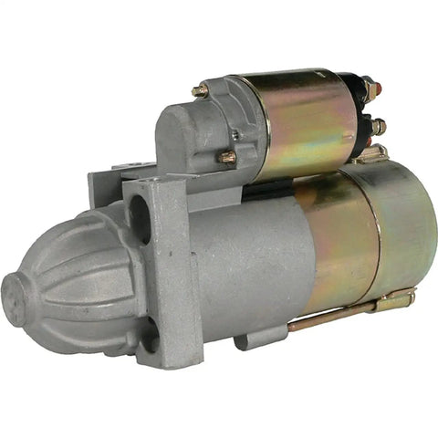 Chevy 12V PMGR Starter For 305 350 454 Mini Big Block Engines Delco PG260L 11 Tooth Gear shown in side view