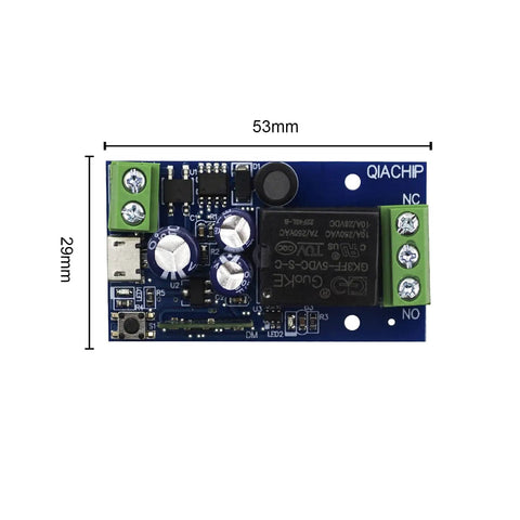 Smart WiFi Relay Module For Home Automation With USB Power 5V 12V 24V 48V Inching Self Lock Remote On Off Switch Compatible