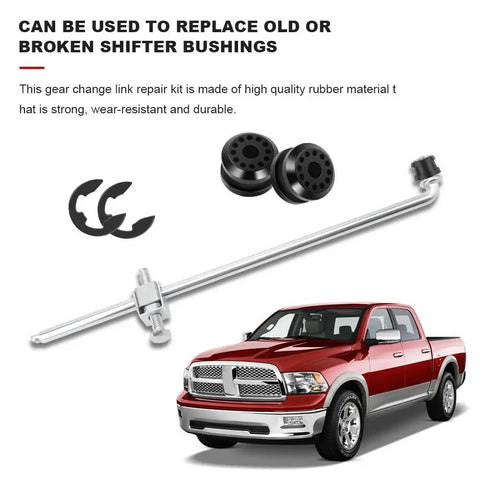 Transfer Case Shift Linkage Bushings 2 Pack Kit With E Clips For Dodge Ram 1500 2500 3500 Built Tough Rubber Grommet Replacement