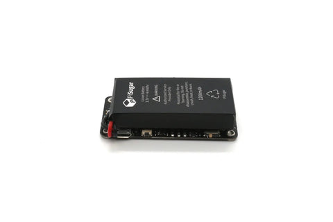 Portable 1200mAh UPS Lithium Battery Power Module For Raspberry Pi Zero W WH, 5V 2A Input Output shown in side view